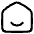 Home Smile Icon from Plump Line Set