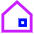 Home Window Icon from Sharp Neon Set