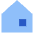 Home Window Icon from Sharp Flat Set