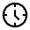 Nest Clock Farsight Analog Icon from Outlined Line - Material Symbols Set
