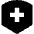 Medical Shield Icon from Nova Solid Set | Free Download as SVG Vector and Transparent PNG | Streamline icons