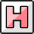 Hospital Sign Square Icon from Ultimate Colors Set