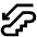 Downward Escalator Icon from Atlas Line Set