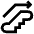 Upward Escalator Icon from Atlas Line Set