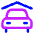 Car Garage Icon from Core Neon Set