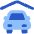 Car Garage Icon from Plump Flat Set