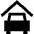 Car Garage Icon from Sharp Solid Set
