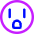 Electricity Outlet Icon from Core Neon Set