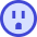 Electricity Outlet Icon from Sharp Duo Set