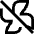Fan Off Icon from Sharp Line Set