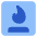 Fireplace Icon from Core Flat Set