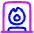 Fireplace Icon from Plump Neon Set
