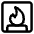 Fireplace Icon from Core Line Set