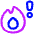 Heat Alert Icon from Plump Neon Set