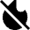 Heat Off Icon from Sharp Solid Set