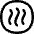 Heat Waves Circle Icon from Flex Line Set