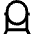 Hotel Mirror Icon from Nova Line Set