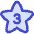 Hotel Three Star Icon from Flex Duo Set