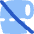 No Toilet Paper Slash Icon from Flex Flat Set