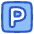 Parking Sign Icon from Plump Duo Set