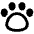 Pet Paw Icon from Plump Remix Set