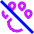 Pet Paw Not Allowed Icon from Sharp Neon Set