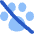 Pet Paw Not Allowed Icon from Flex Flat Set