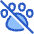 Pet Paw Not Allowed Icon from Plump Duo Set