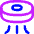 Robot Vacuum Icon from Flex Neon Set