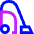 Vacuum Cleaner Icon from Sharp Neon Set