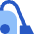 Vacuum Cleaner Icon from Sharp Flat Set