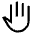 Back Hand Icon from Outlined Line - Material Symbols Set | Free Download as SVG Vector and Transparent PNG | Streamline icons