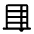 Blinds Closed Icon from Rounded Line - Material Symbols Set