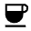 Coffee Fill Icon from Sharp Fill - Material Symbols Set