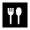 Dining Fill Icon from Sharp Fill - Material Symbols Set