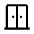 Door Sliding Icon from Outlined Line - Material Symbols Set