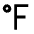 Fahrenheit Icon from Sharp Line - Material Pro Set