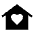 Family Home Fill Icon from Sharp Fill - Material Symbols Set