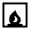 Fireplace Fill Icon from Outlined Fill - Material Symbols Set