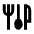 Flatware Fill Icon from Sharp Fill - Material Pro Set