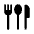 Flatware Icon from Rounded Line - Material Symbols Set