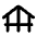 Foundation Icon from Rounded Line - Material Pro Set