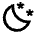 Night Sky Icon from Sharp Line - Material Pro Set