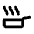 Skillet Icon from Rounded Line - Material Pro Set