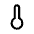 Thermometer Icon from Outlined Line - Material Symbols Set