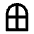 Window Fill Icon from Sharp Fill - Material Pro Set