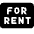 Real Estate Banner For Rent icon - Free transparent PNG, SVG. No sign up needed.