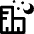 Real Estate Building Night Icon from Nova Line Set