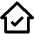 Real Estate Check Approve Icon from Nova Line Set | Free Download as SVG Vector and Transparent PNG | Streamline icons