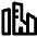 Real Estate Skyscraper 1 Icon from Nova Line Set